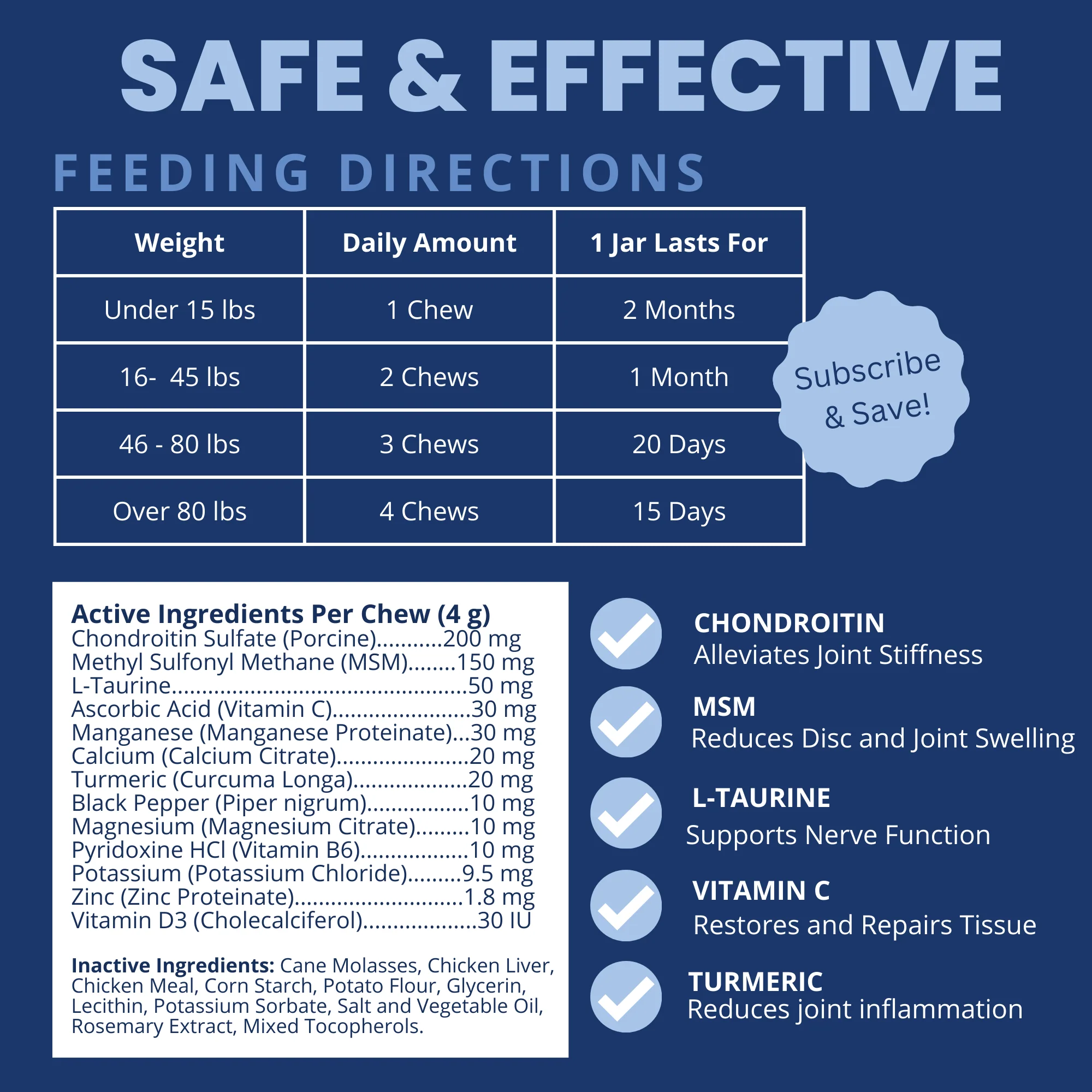 Disc and Spine Chews For Dogs - Image 6
