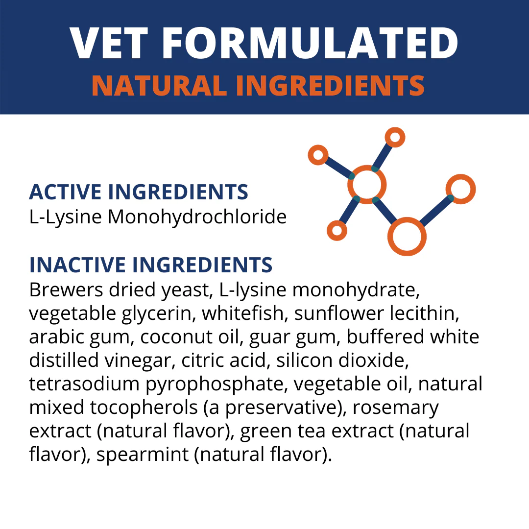 L-Lysine Soft Chews For Cats - 6 Pack - Image 4