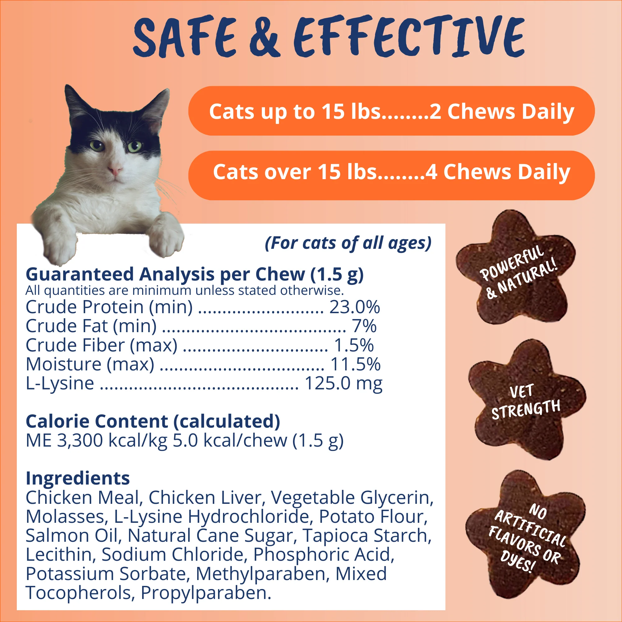 L-lysine Immune Support Chews for Cats - Image 6
