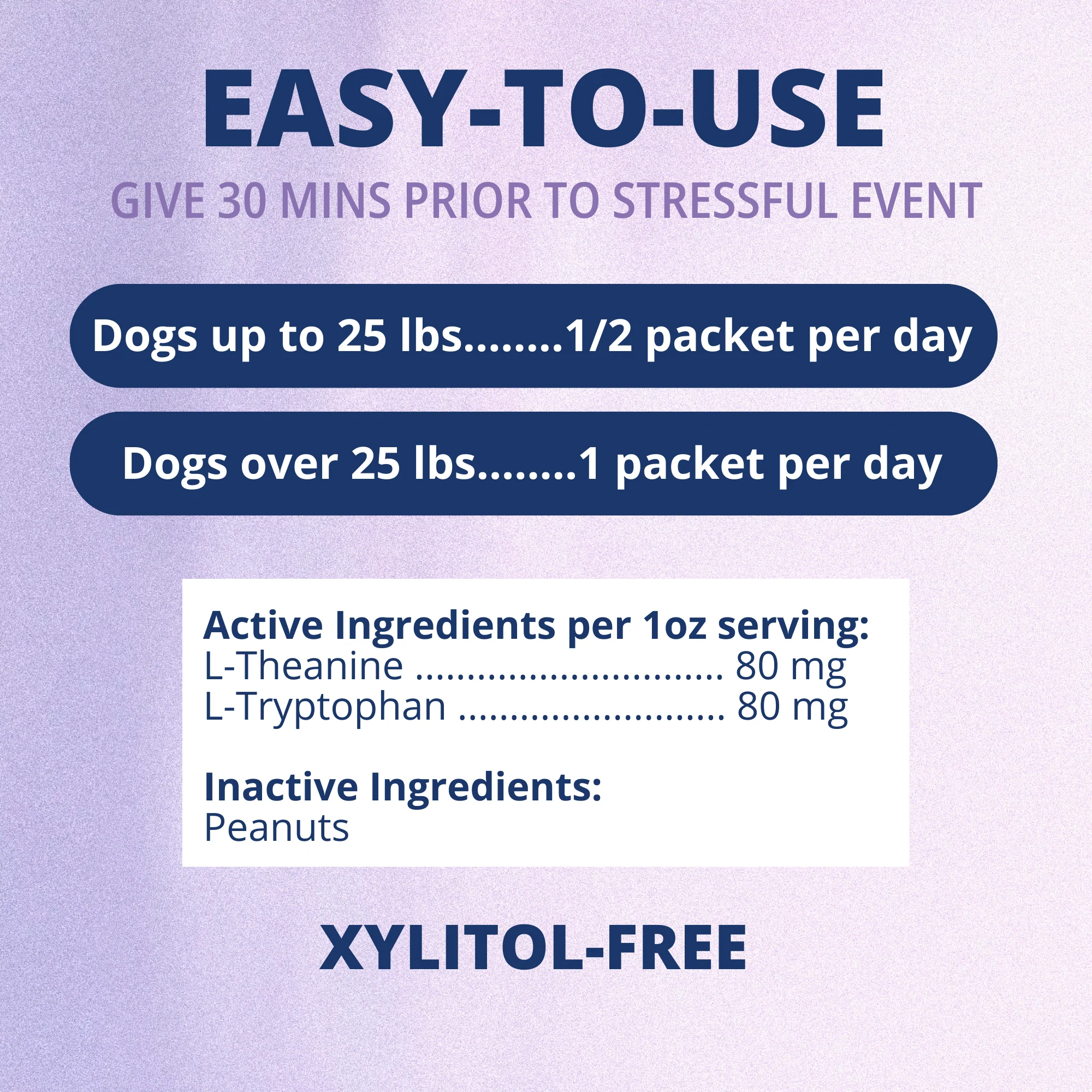 PB&CHILL® Calming Peanut Butter For Dogs - 6 Packets - Image 5