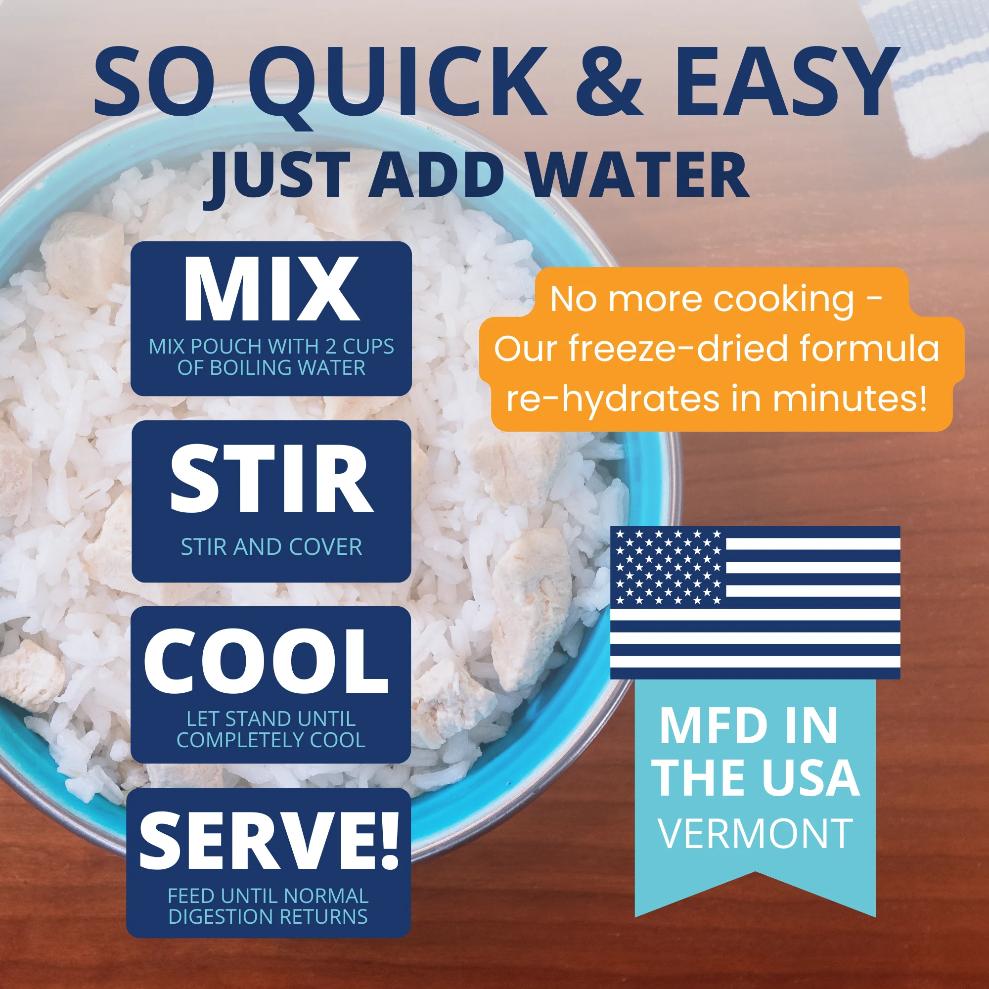 Chicken, Rice, & Pumpkin Bland Diet For Dogs - 6 Pack - Image 4