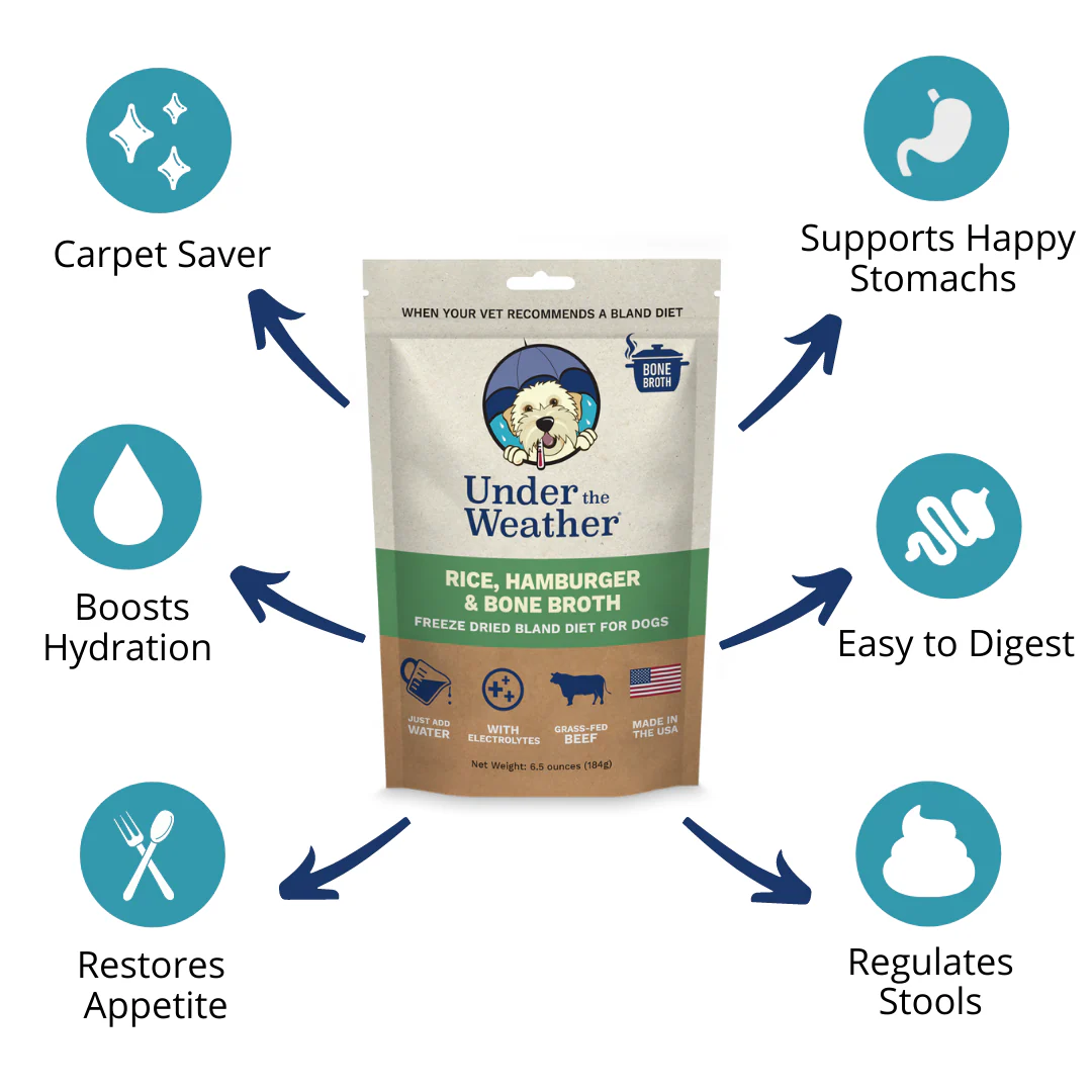 Hamburger, Rice, & Bone Broth Bland Diet For Dogs - 6 Pack - Image 3